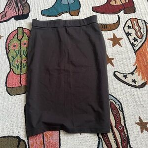 Classic Grey Pencil Skirt